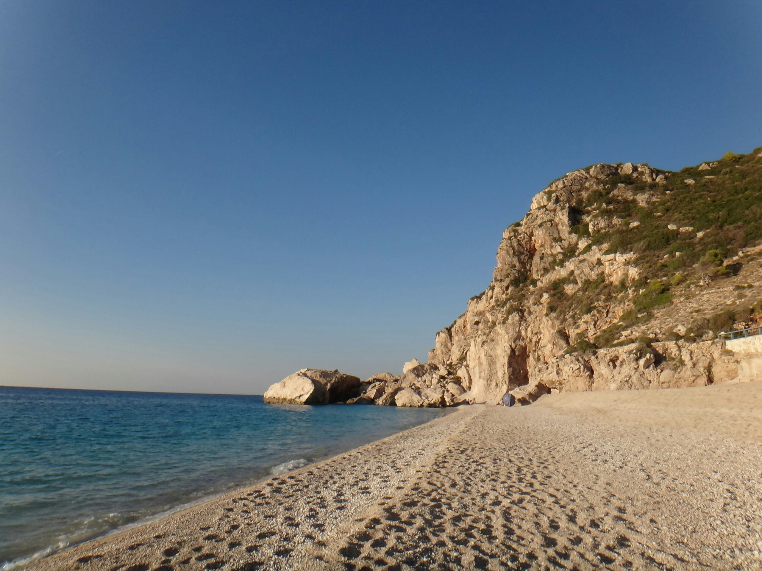 Kathisma Beach Guide 4 Blue Ionian water at Kathisma Beach on the west coast of Lefkada