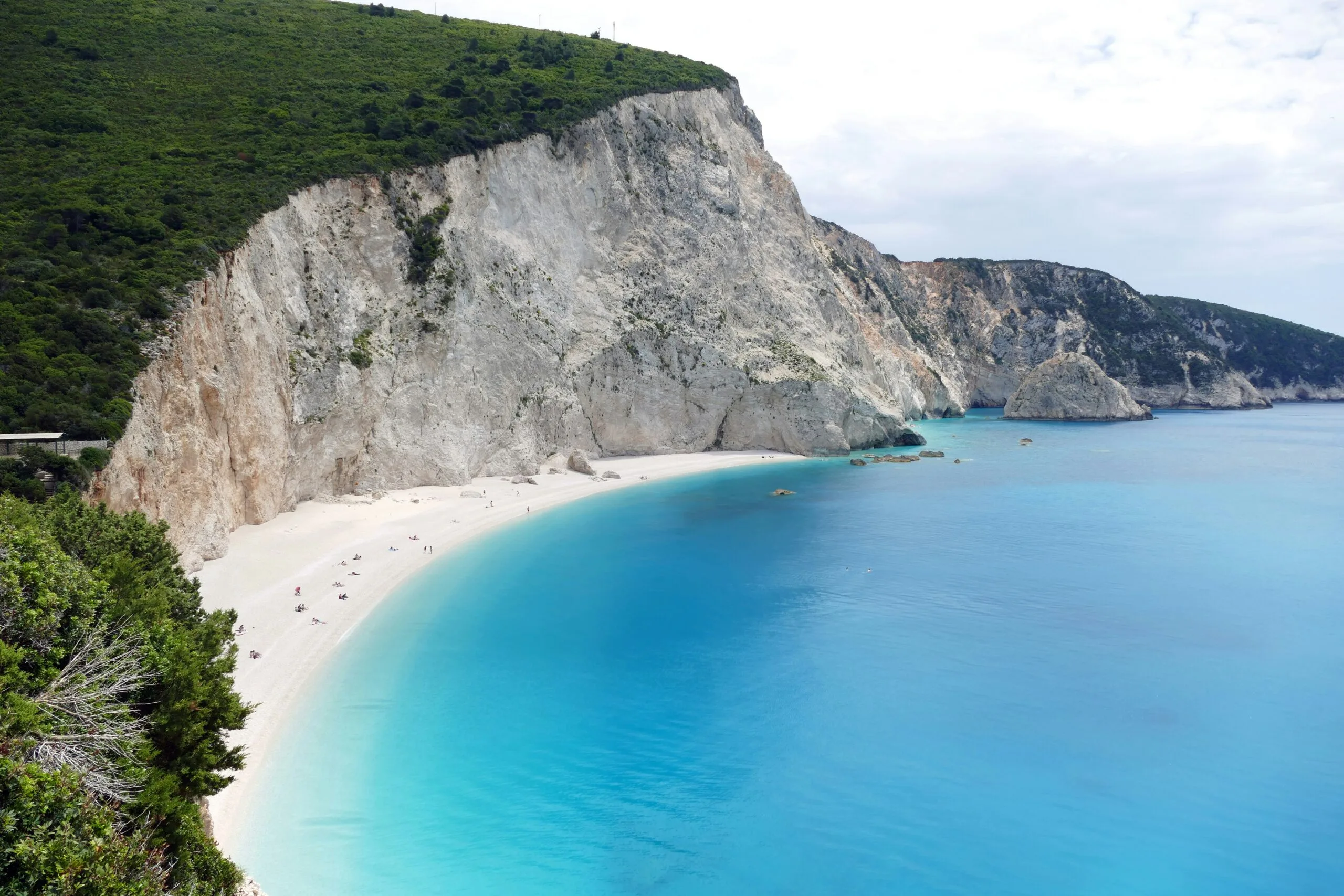 Porto Katsiki and the Ionian Sea on Lefkada's west coast