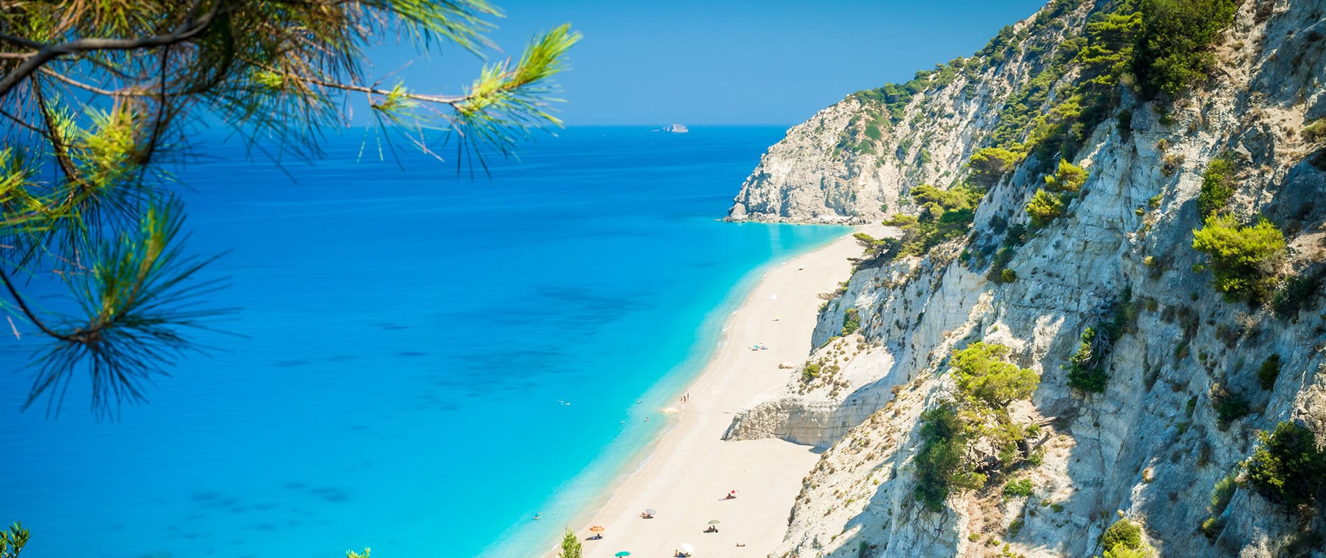 Egremni Beach Guide 5 Turquoise water at Egremni Beach on the west coast of Lefkada