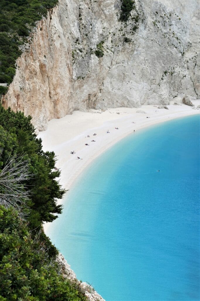 GALLERY 24 Porto Katsiki cliffs and clear blue water near Villas Katsiki Lefkada